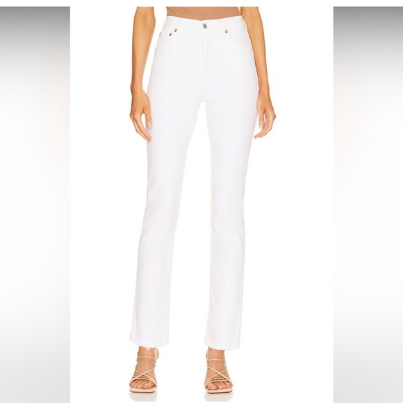 Agolde Riley Crop Jeans Whip - Picture 2 of 9